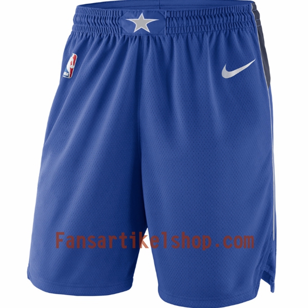 NBA Dallas Mavericks Herren Shorts Blau Nike Swingman